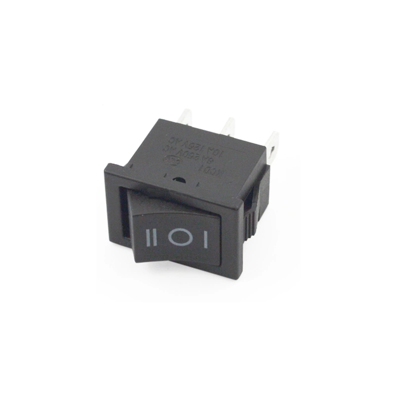 Best Selling Rocker Switch Power Switch Kcd1 Rocker Switch 1p3t 3-Position Black Rocker Switch