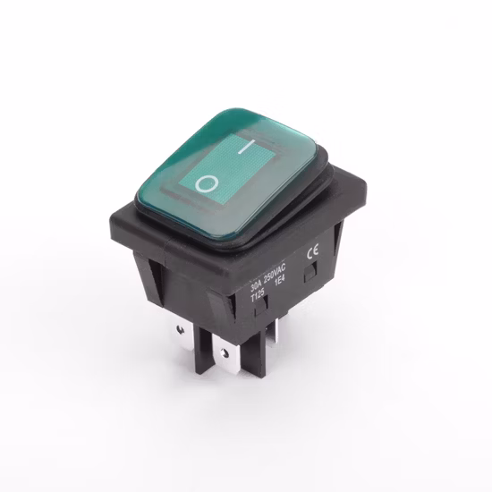 20A ligado desligado Iluminado Kcd2 4 pinos interruptor à prova d'água