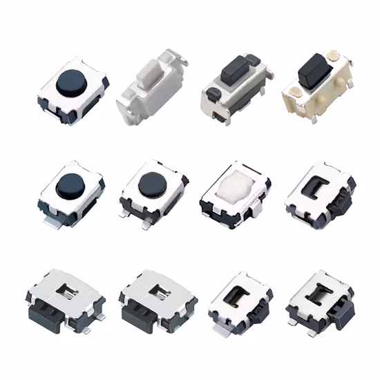 Microinterruptor SMD colorido de 2 pinos Interruptor tátil 3X4X3
