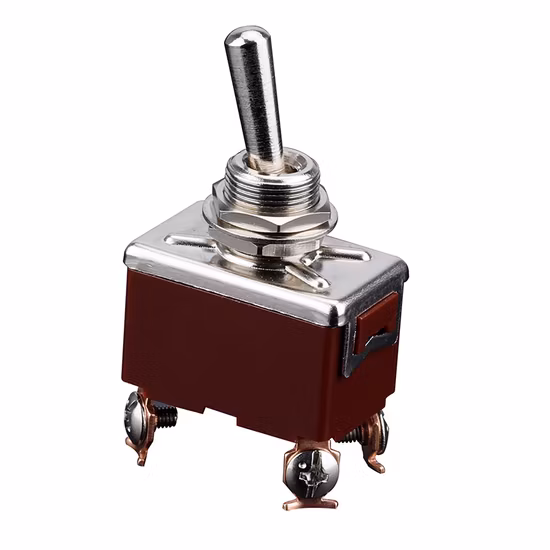 15A 250VAC Monopolar Terminal Parafuso de Duas Posições Mini Chave Alternância