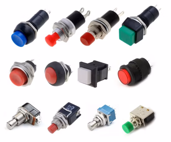 Interruptor/interruptor de alternância/interruptor de alternância miniatura/botão de pressão/interruptor basculante/interruptor elétrico/interruptor de plástico/microinterruptor