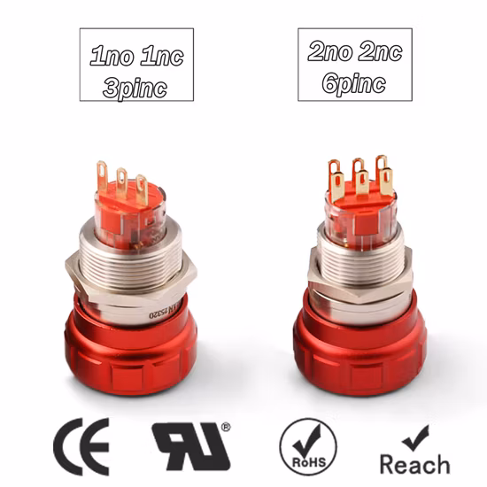 Novo produto Interruptor de botão giratório La118p 2no ou 2nc