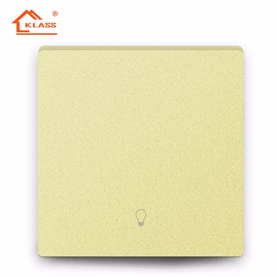 Tuya Smart WiFi/Zigbee Metal Interruptor inteligente Interruptor de botão de hotel sem toque neutro com fio 1/2/3/4 grupos