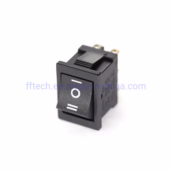 Kcd4 Medium Dp3t 6pins on-off-on 16A 24V W/O Iluminado Interruptor basculante 250V