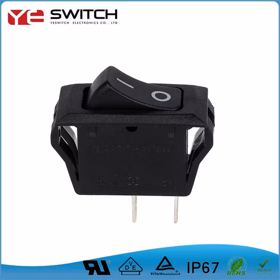 Interruptor embutido à prova d'água IP67 Interruptor elétrico com certificação UL Interruptor elétrico iluminado LED 25A 250VAC Micro interruptor elétrico para peças de automóvel